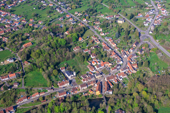 European Friendship Bridge over the Blies in Frauenberg in the state Moselle, France