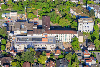 Construction site for the expansion of the Asklepios Südpfalz Clinic Kandel in Kandel in the state Rhineland-Palatinate, Germany