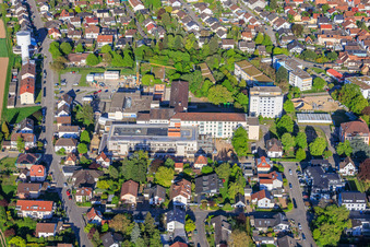 Construction site for the expansion of the Asklepios Südpfalz Clinic Kandel in Kandel in the state Rhineland-Palatinate, Germany