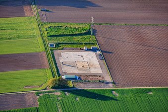 Claim of Palatina GeoCon GmbH & Co. KG - Exploratory drilling Schwegenheim (SCWH1) in Schwegenheim in the state Rhineland-Palatinate, Germany