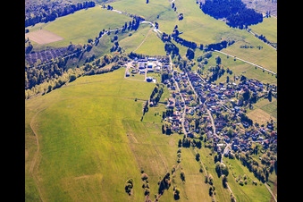From the west in the district Waffenrod in Eisfeld in the state Thuringia, Germany