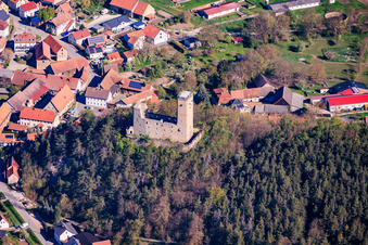 Castle ruins Ehrenstein in the district Ehrenstein in Stadtilm in the state Thuringia, Germany