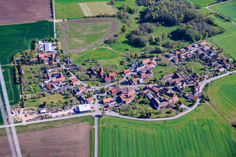 From the south in the district Zimmritz in Milda in the state Thuringia, Germany