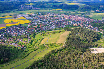 Vineyards of terroir f Hammelburg - Viticulture in Franconia in Hammelburg in the state Bavaria, Germany