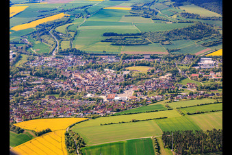From the north in Arnstein in the state Bavaria, Germany