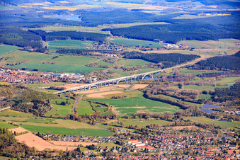 Ilmtal Bridge for the ICE in the district Langewiesen in Ilmenau in the state Thuringia, Germany