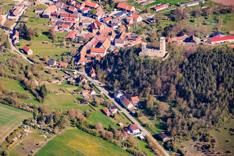 Castle ruins Ehrenstein in the district Ehrenstein in Stadtilm in the state Thuringia, Germany