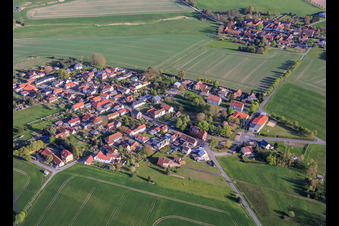 From the north in Peuschen in the state Thuringia, Germany