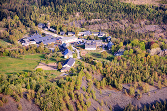 Seminar and conference center Schieferpark at the Staatsbruch nature reserve in Lehesten in the state Thuringia, Germany