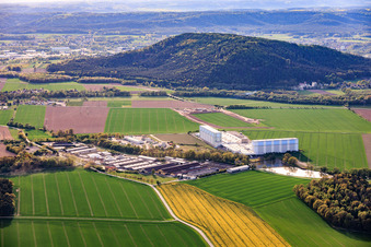 Industrial area Am Rohof with Sauer GmbH & Co. KG and Agroprodukt Sonneberg eG in the district Heubisch in Föritztal in the state Thuringia, Germany