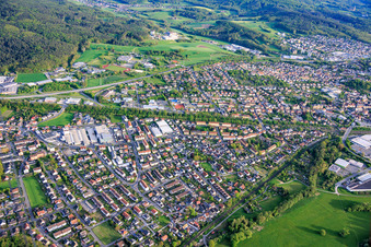 From the north in the district Unterwallenstadt in Lichtenfels in the state Bavaria, Germany
