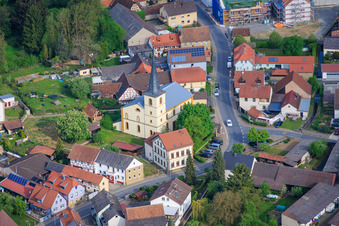 St. Michael's Church in the district Kützberg in Poppenhausen in the state Bavaria, Germany