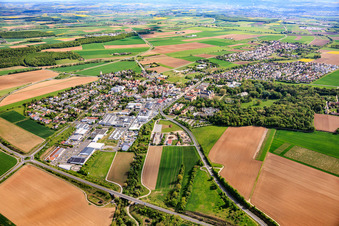 From the southwest in Werneck in the state Bavaria, Germany