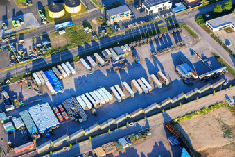 Expansion of the interpark industrial area in Niedersand in Offenbach an der Queich in the state Rhineland-Palatinate, Germany