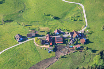 Mooswald with Käppelebauer and Biggi's sewing room in the district Diesenhof in Lauterbach in the state Baden-Wuerttemberg, Germany