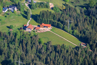 Schwartwaldhof in the Ramstein district from the southeast in the district Tennenbronn in Schramberg in the state Baden-Wuerttemberg, Germany