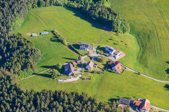 Tischneck district from the south in Schramberg in the state Baden-Wuerttemberg, Germany