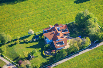 Modern villa in the Hutneck district in the district Sulgen in Schramberg in the state Baden-Wuerttemberg, Germany