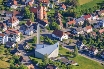 St. Lawrence Church and Old St. Lawrence Church in the district Sulgen in Schramberg in the state Baden-Wuerttemberg, Germany