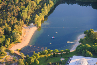 Beach resort Rülzheim in Rülzheim in the state Rhineland-Palatinate, Germany