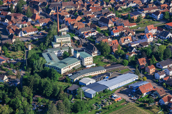 Former match factory, Benedick company in Albersweiler in the state Rhineland-Palatinate, Germany