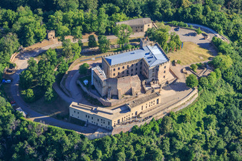 Hambach Castle from the south in the district Diedesfeld in Neustadt an der Weinstraße in the state Rhineland-Palatinate, Germany