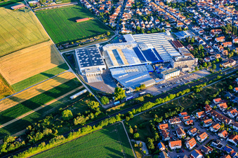 Construction site for the new administration building of Kardex Remstar in Bellheim in the state Rhineland-Palatinate, Germany