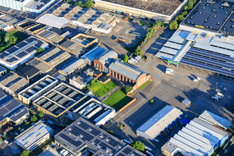 Old tortoise factory of Osten in the district Neckarau in Mannheim in the state Baden-Wuerttemberg, Germany