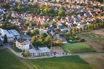 New construction site at Wollmesheimer Höhe in Landau in der Pfalz in the state Rhineland-Palatinate, Germany