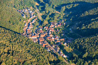 From the northwest in Waldrohrbach in the state Rhineland-Palatinate, Germany