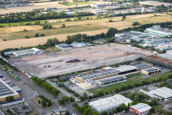 Cleared site for Cain International's new logistics center by project developer NVELOP in Landau in der Pfalz in the state Rhineland-Palatinate, Germany