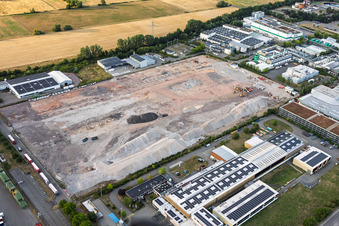 Cleared site for Cain International's new logistics center by project developer NVELOP in Landau in der Pfalz in the state Rhineland-Palatinate, Germany