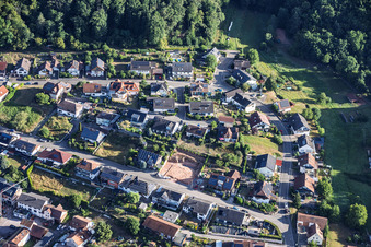 Waldstraße Gartenstr in Silz in the state Rhineland-Palatinate, Germany