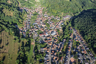 From the southeast in Silz in the state Rhineland-Palatinate, Germany
