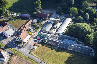 Chez Jerome" auto repair shop near the nursery in Hoffen in the state Bas-Rhin, France