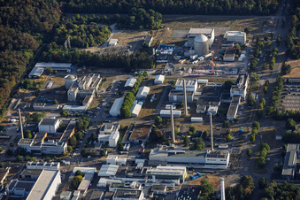 Karlsruhe Institute of Technology – North Campus with the Institute of Nanotechnology in the district Leopoldshafen in Eggenstein-Leopoldshafen in the state Baden-Wuerttemberg, Germany