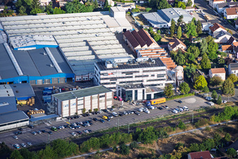 Construction site for the new administration building of Kardex Remstar in Bellheim in the state Rhineland-Palatinate, Germany