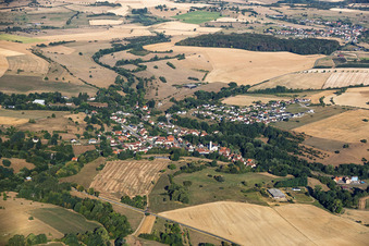 From the east in Volmunster in the state Moselle, France