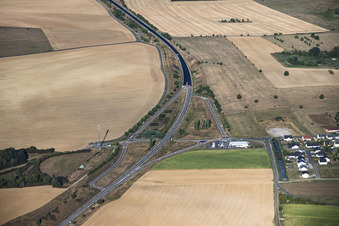 Construction site on the D620 in Epping in the state Moselle, France