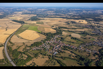 From the southeast in Rimling in the state Moselle, France