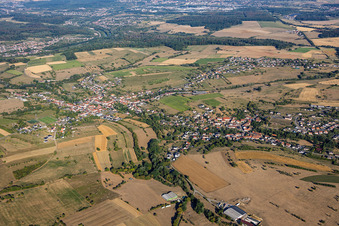 From the east in Wiesviller in the state Moselle, France