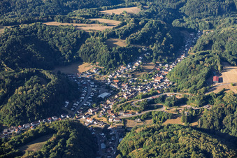 From the north in Trulben in the state Rhineland-Palatinate, Germany