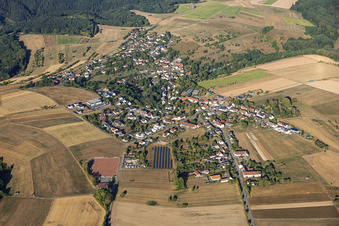From the east in Kröppen in the state Rhineland-Palatinate, Germany