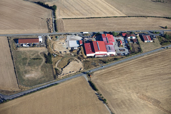 Industrial park featuring Construction Métallique and MTM Motocross in Volmunster in the state Moselle, France