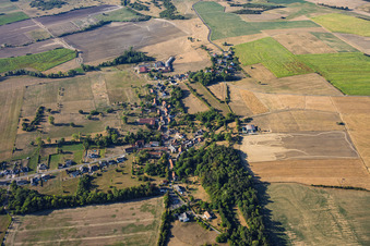 Guising district from the north in Bettviller in the state Moselle, France