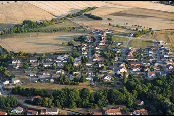 New housing development on Rue Victor-Hugo in Volmunster in the state Moselle, France