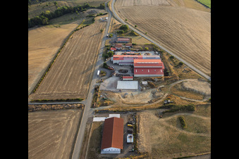 Industrial park featuring Construction Métallique and MTM Motocross in Volmunster in the state Moselle, France