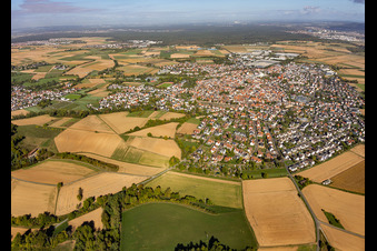 From the south in Großostheim in the state Bavaria, Germany