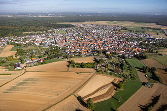From the south in Schaafheim in the state Hesse, Germany