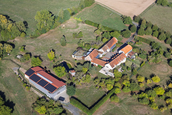 Former brickworks (Ziegelhütte) on Ziegelweg in the district Sickenhofen in Babenhausen in the state Hesse, Germany
